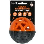 Minge din cauciuc pentru recompense, cu chițăitoare, portocalie – Dog Comets Moonstone