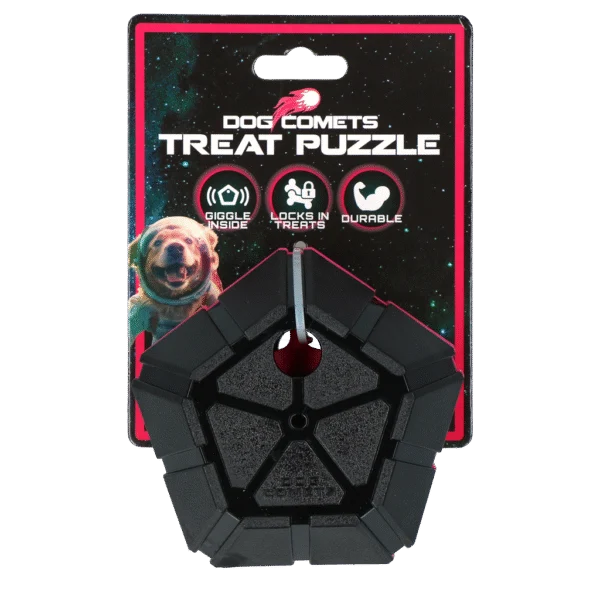 Minge puzzle pentru câini cu părți rotative – Dog Comets Treat Puzzle