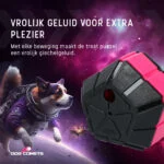 Minge puzzle pentru câini cu părți rotative – Dog Comets Treat Puzzle - imagine 5