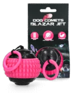 Minge pentru câini cu șnur retractabil roz – Dog Comets Blazar Jet