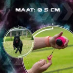 Minge pentru câini cu șnur retractabil roz – Dog Comets Blazar Jet - imagine 5