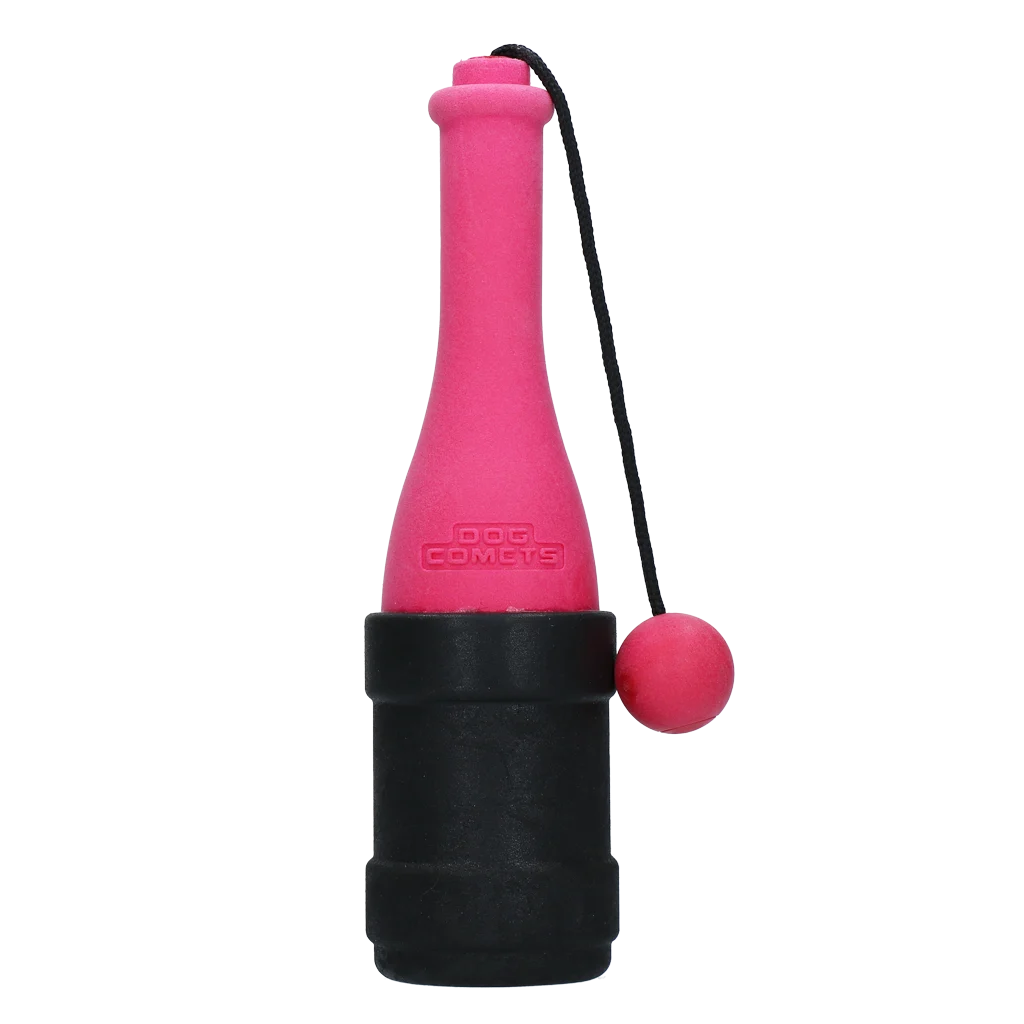 Jucărie de aport cu șnur pentru apă, 23 cm, roz – Dog Comets Bobber - imagine 3
