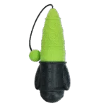 Jucărie de aport cu șnur, plutitoare, Ø 65 x 235 mm, verde – Dog Comets Bobber Rocket - imagine 2