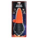 Jucărie de aport cu șnur, plutitoare, Ø 65 x 235 mm, portocalie – Dog Comets Bobber Rocket
