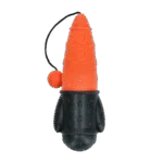 Jucărie de aport cu șnur, plutitoare, Ø 65 x 235 mm, portocalie – Dog Comets Bobber Rocket - imagine 2