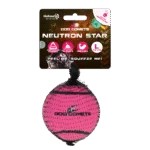 Minge de tenis cu piuitor și margine din cauciuc, roz L, 7,5 cm – Dog Comets Neutron Star