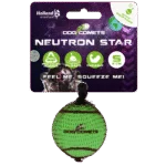 Minge de tenis pentru câini cu piuitor S, Ø 5 cm, verde – Dog Comets Neutron Star
