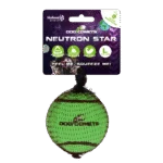 Minge de tenis cu fluierător și margine de cauciuc, verde, L, 7,5 cm – Dog Comets Neutron Star