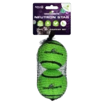 Minge de tenis cu piuitor și bordură de cauciuc, verde L, 7,5 cm, 2 bucăți – Dog Comets Neutron Star