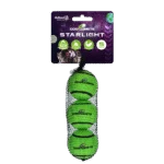 Minge de tenis pentru câini, plutitoare, verde S, Ø 5 cm, 3 bucăți – Dog Comets Starlight