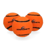 Minge de tenis pentru câini cu piuitoare M, Ø 6 cm, portocalie, 3 bucăți – Dog Comets Neutron Star - imagine 3