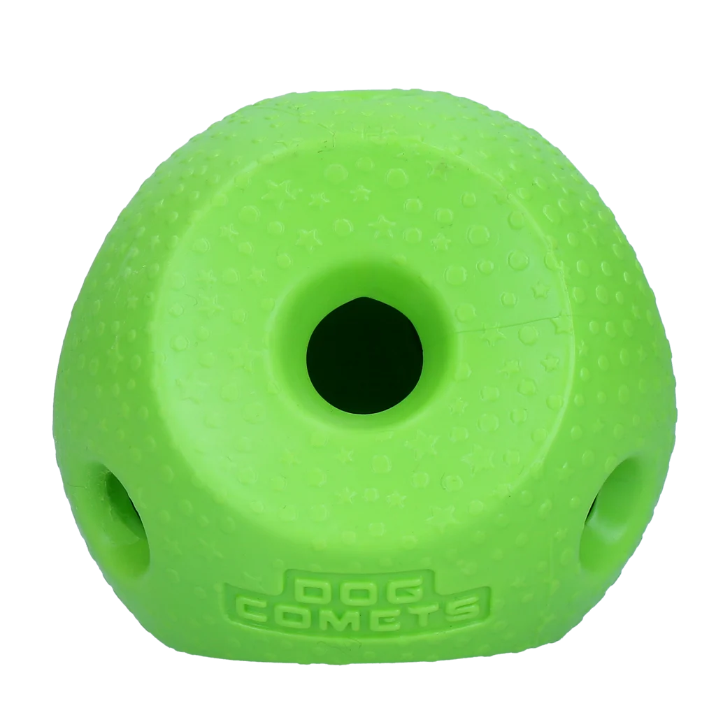 Minge pentru câini din cauciuc TPR, verde – Dog Comets Treat Lock Ball - imagine 1