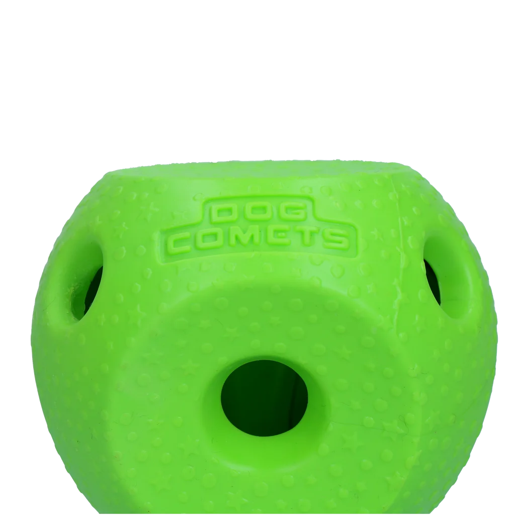 Minge pentru câini din cauciuc TPR, verde – Dog Comets Treat Lock Ball - imagine 2