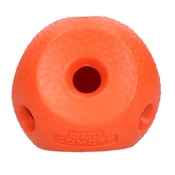 Minge pentru recompense pentru câini din cauciuc TPR, portocalie – Dog Comets Treat Lock Ball