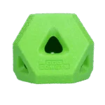 Cub pentru recompense din cauciuc TPR, pentru recompense și batoane de ros, verde – Dog Comets Treat Lock Cube