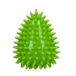 Jucărie de aport în formă de ou, cu chițăitoare și țepi, verde M, Ø 80 x 110 mm – Dog Comets Cosmic Egg - imagine 2