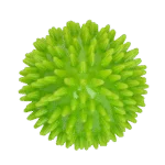 Jucărie de aport în formă de ou, cu chițăitoare și țepi, verde M, Ø 80 x 110 mm – Dog Comets Cosmic Egg - imagine 3