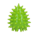 Jucărie de aport în formă de ou, cu piuitoare și țepi, verde S, Ø 50 x 60 mm – Dog Comets Cosmic Egg - imagine 2