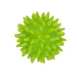 Jucărie de aport în formă de ou, cu piuitoare și țepi, verde S, Ø 50 x 60 mm – Dog Comets Cosmic Egg - imagine 3