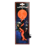 Minge pentru câini cu frânghie pentru ros, 6 cm, portocalie – Dog Comets AstroTug