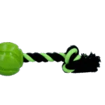 Minge pentru câini cu frânghie pentru tras, 6 cm, Verde – Dog Comets AstroTug - imagine 3