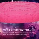 Frisbee pentru câini din cauciuc spumos, plutitor, roz M – Dog Comets UFO Flyer - imagine 6