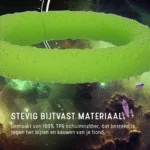 Inel de aport pentru câini din spumă de cauciuc, plutitor, verde M, Ø 19 cm – Inel UFO Dog Comets - imagine 6