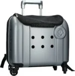 Troler pentru câini cu funcție de rucsac, gri, 40 x 25 x 31 cm – Compaws Trolley London