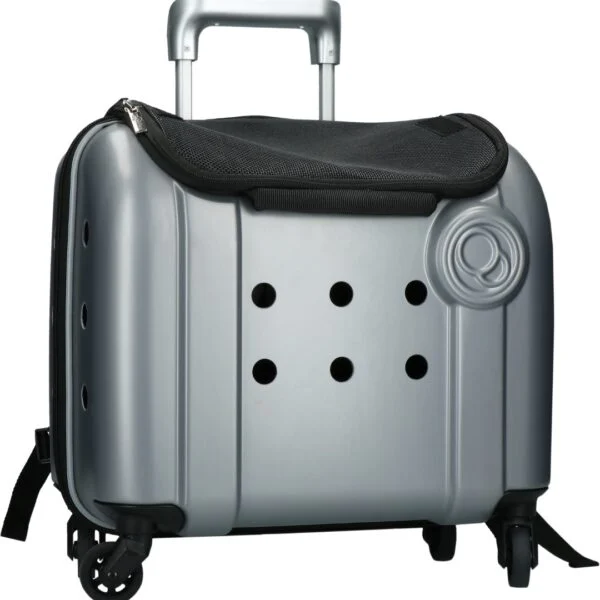 Troler pentru câini cu funcție de rucsac, gri, 40 x 25 x 31 cm – Compaws Trolley London