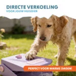 Fântână de apă cu pedală de picior și racord pentru furtun de grădină, lila – Coolpets Splash Water Fountain - imagine 2