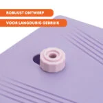 Fântână de apă cu pedală de picior și racord pentru furtun de grădină, lila – Coolpets Splash Water Fountain - imagine 6