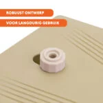 Fântână de apă cu pedală și racord pentru furtunul de grădină, bej – Coolpets Splash Water Fountain - imagine 6