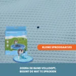 Saltea cu aspersoare pentru câini, cu racord pentru furtunul de grădină, M 150 cm – Coolpets Splash Sprinkler Pad - imagine 5