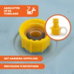 Covoraș cu jeturi de apă pentru câini, cu racord pentru furtun de grădină, S 100 cm – Coolpets Splash Sprinkler Pad - imagine 3