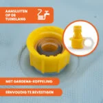 Piscină pentru câini cu aspersoare, diametru 120 cm, înălțimea marginii 30 cm – Coolpets Splash Sprinkler Pool - imagine 3