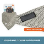 Bandană răcoritoare pentru câini, bej, L, 85 x 40 cm – Coolpets Cooling Bandana - imagine 5
