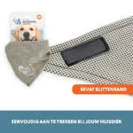Bandana de răcorire pentru câini, bej, M, 65 x 30 cm – Coolpets Cooling Bandana - imagine 5