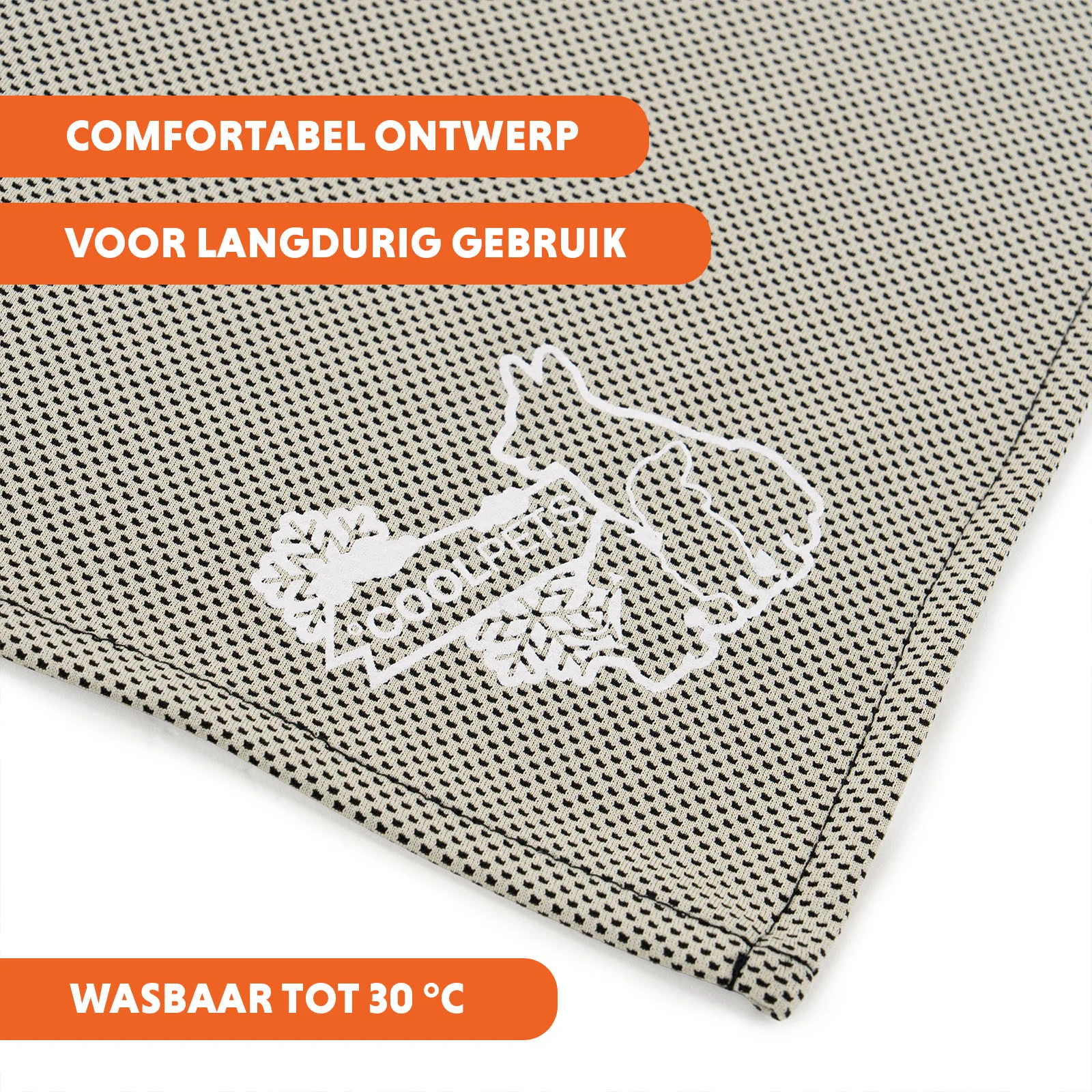 Bandana de răcorire pentru câini, bej, M, 65 x 30 cm – Coolpets Cooling Bandana - imagine 6