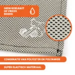 Bandană răcoritoare pentru câini, bej, S, 45 x 20 cm – Coolpets Cooling Bandana - imagine 3