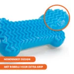 Jucărie răcoritoare în formă de os pentru câini, se umple cu apă, 14 x 6,7 x 3,8 cm – Coolpets Ice Bone - imagine 6