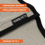 Vestă răcoritoare pentru câini, activată cu apă, M, lungimea spatelui 30 cm – Coolpets Cooling Vest - imagine 6