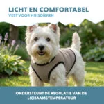 Vestă răcoritoare pentru câini, activată cu apă, S, lungimea spatelui 25 cm – Coolpets Cooling Vest - imagine 4