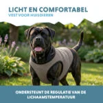 Vestă răcoritoare pentru câini, activată cu apă, XL, lungimea spatelui 40 cm – Coolpets Cooling Vest - imagine 4