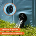 Piscină pliabilă pentru câini, cu fund antiderapant, ø 80 x 20 cm – Coolpets Splash Dog Pool - imagine 3