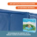 Piscină pliabilă pentru câini, cu bază antiderapantă, ø 100 x 30 cm – Coolpets Splash Dog Pool - imagine 5