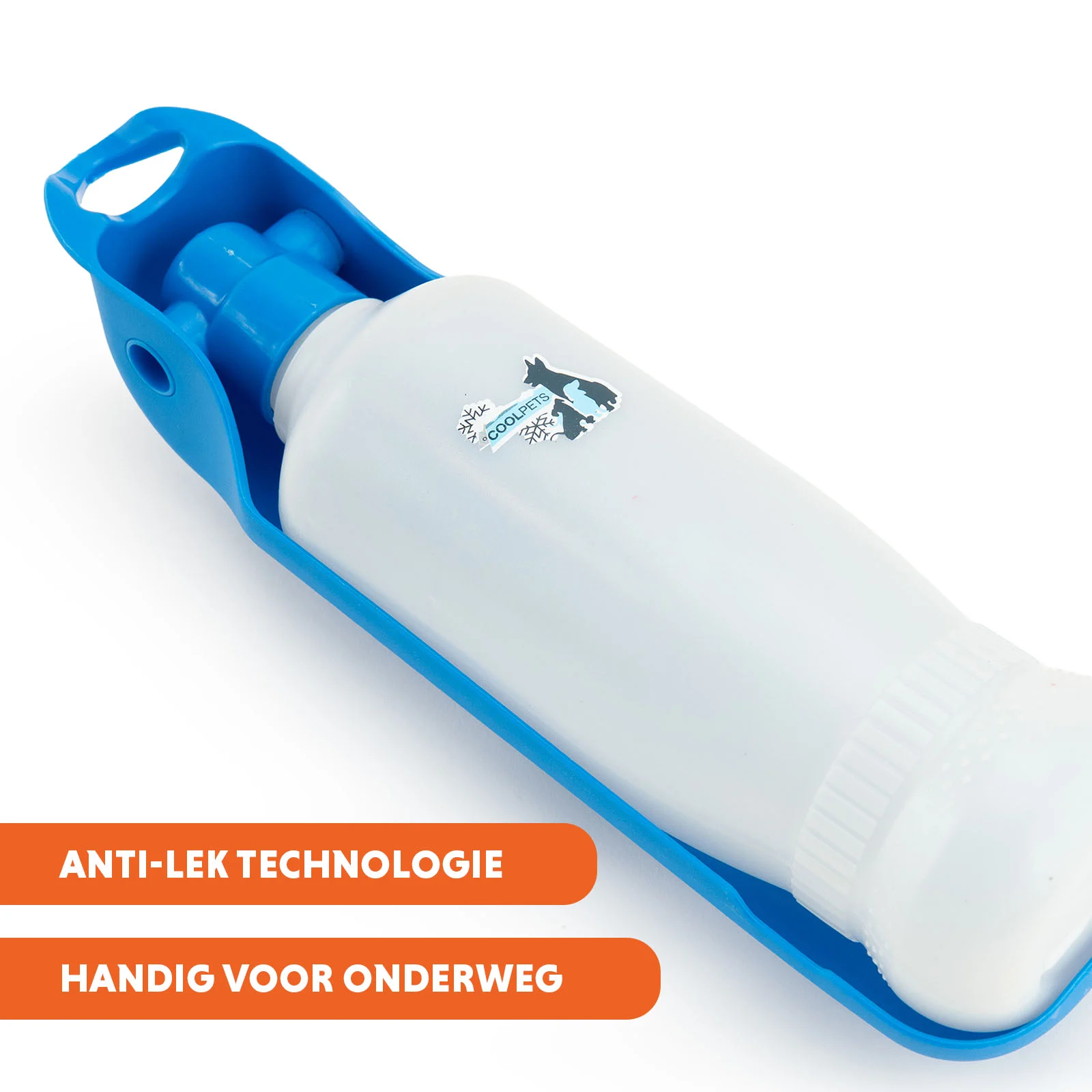 Sticlă de apă pentru câini, pentru plimbări și călătorii, 500 ml – Coolpets Fresh 2GO - imagine 3
