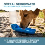 Sticlă de apă pentru câini, pentru plimbări și călătorii, 500 ml – Coolpets Fresh 2GO - imagine 4