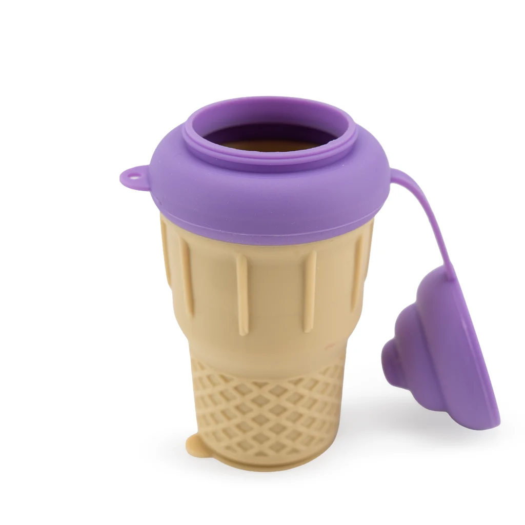 Formă din silicon pentru înghețată pentru câini, cu ventuză – Coolpets Ice Cream S - imagine 4