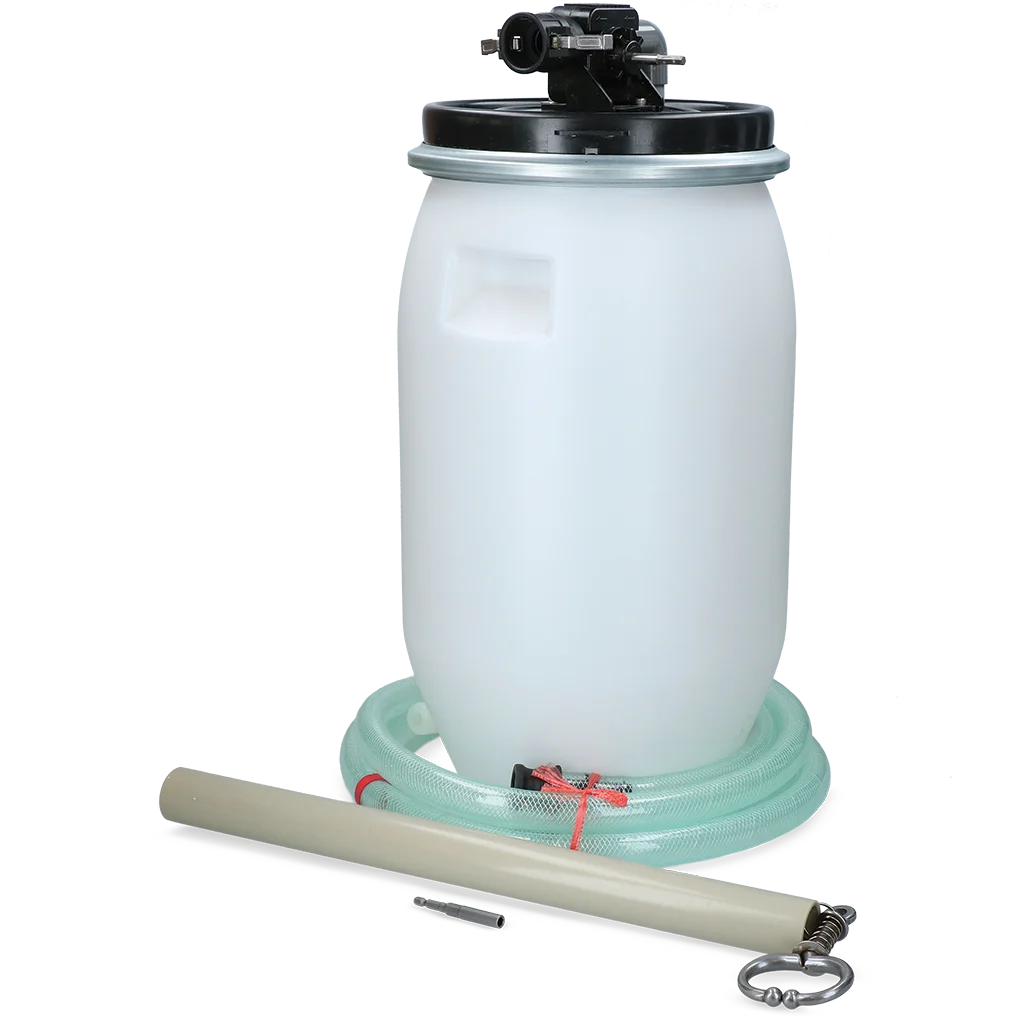 Pompă de drenaj acționată de mașina de găurit, cu rezervor de 25 l, pentru vaci – Excellent Cow Drencher Drill Driven - imagine 1