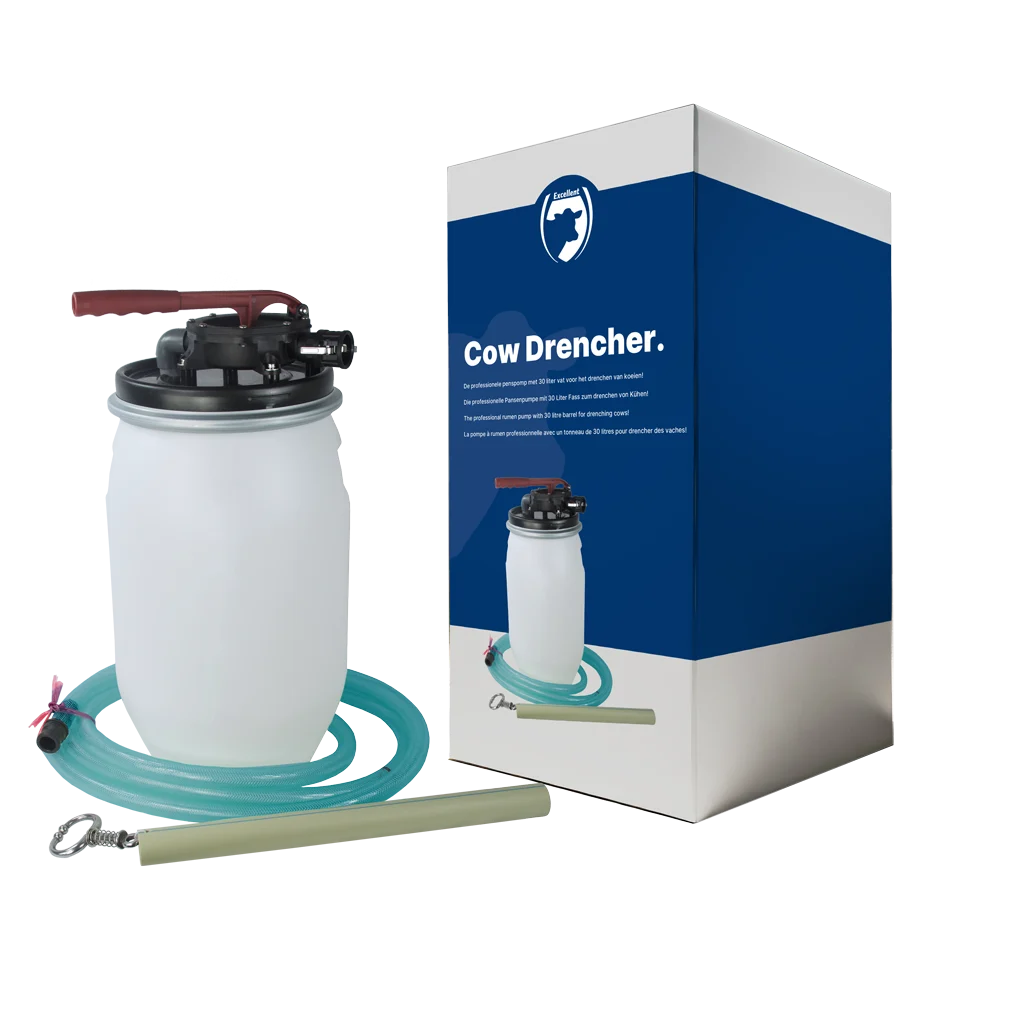 Pompă de drenaj pentru bovine, 350 ml per cursă – Excellent Cowdrencher Handpump - imagine 2